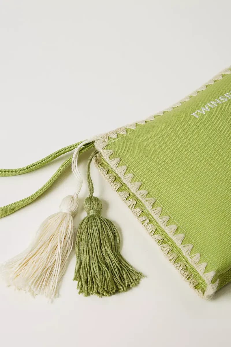 TWINSET | Pochette in canvas con ricamo - 4
