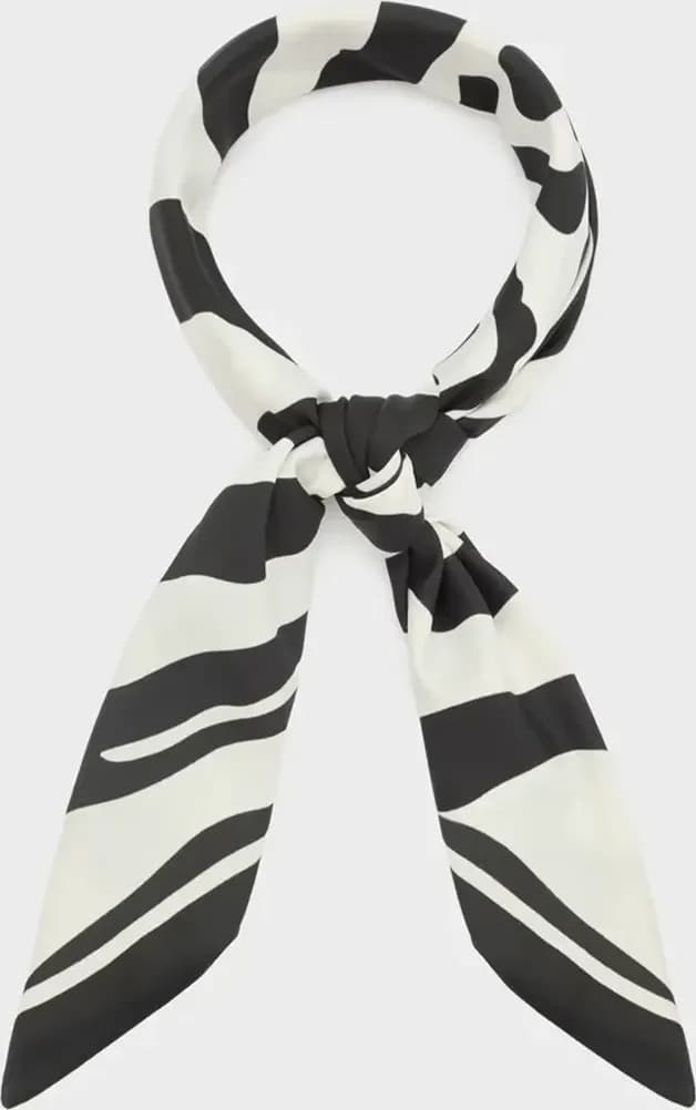 NALÌ | Foulard Zebra Nero