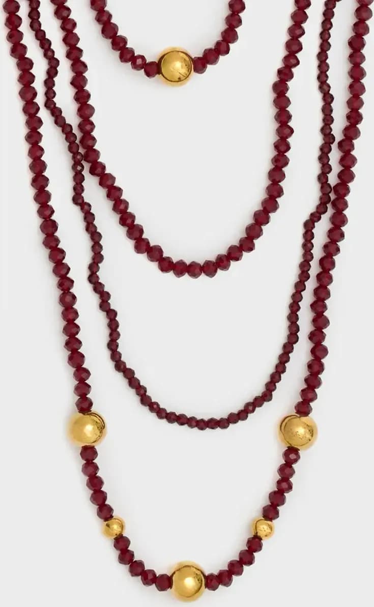 NALÌ | Collana multifilo con perline - 2