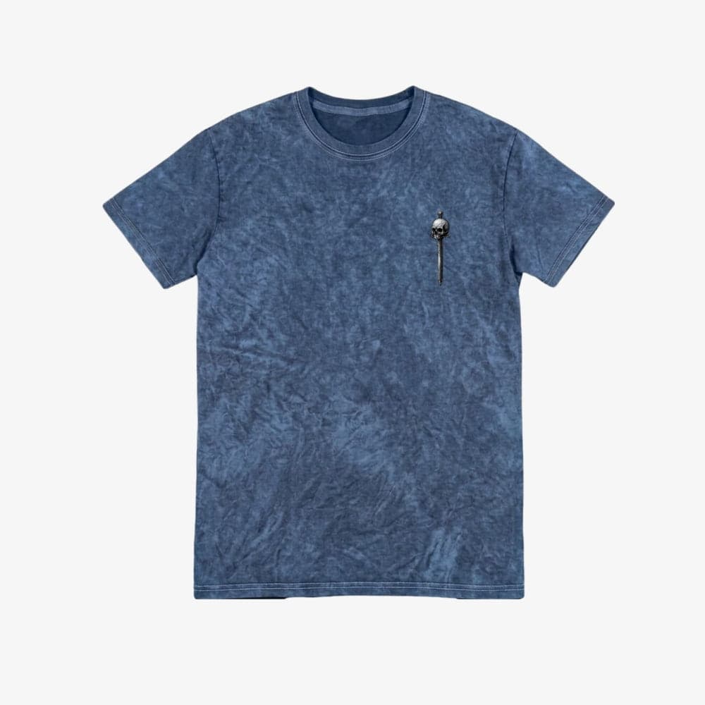 T-shirt Ghettoblaster Metal vintage  blu - 4