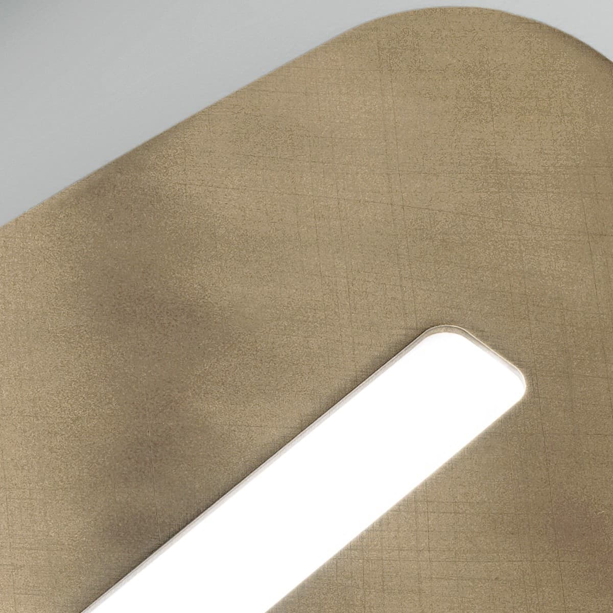 Sospensione GN-SURF SL 65W LED 6500LM 3000°K 130CM dimmerabile alluminio lampadario ufficio moderno rettangolare biemissione - 6