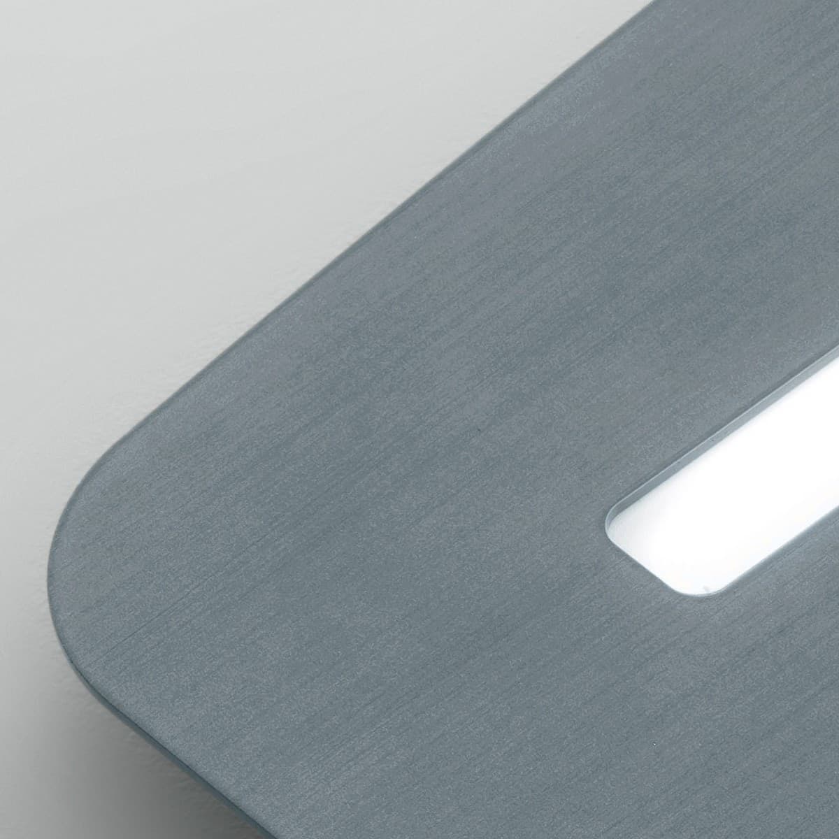 Plafoniera GN-SURF PL 52W LED 5200LM 3000°K 130CM dimmerabile alluminio lampada soffitto parete ufficio moderna rettangolare - 5