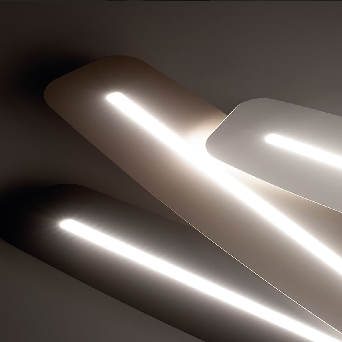 Plafoniera GN-SURF PL 52W LED 5200LM 3000°K 130CM dimmerabile alluminio lampada soffitto parete ufficio moderna rettangolare - 9