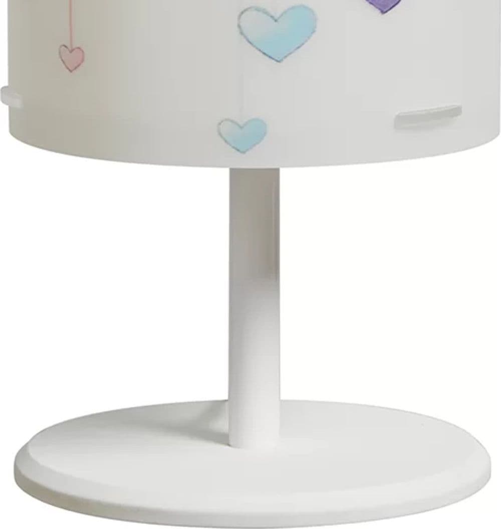 Abat-jour moderna EMPORIUM CYLINDER CUORI CL1527 E14 LED metacrilato sandylex lampada cameretta - 4