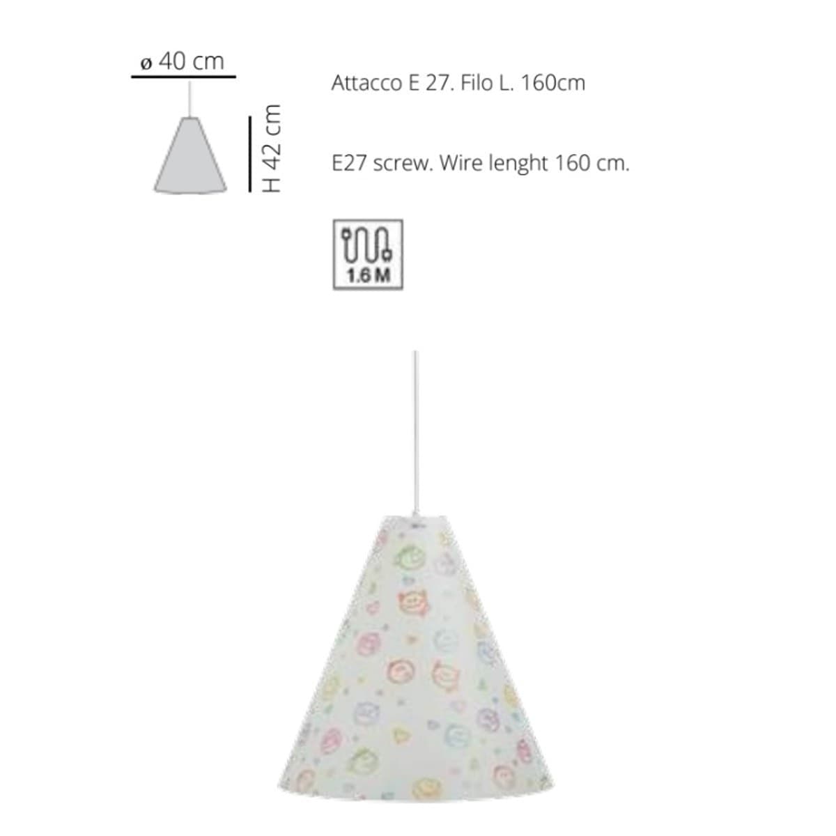 Lampadario moderno EMPORIUM DOULI EMOTION CL1529 E27 LED metacrilato sandylex sospensione - 3