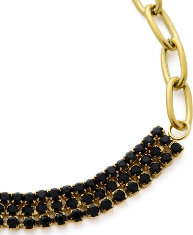 LECLAF | Bracciale Nero Lucido - 2