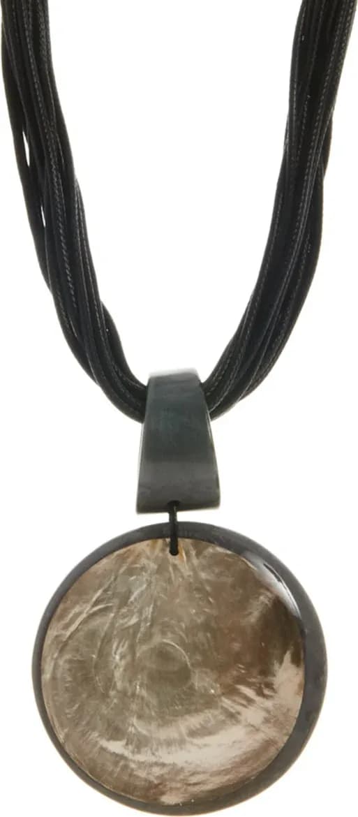 LECLAF | Collana corda e medaglione