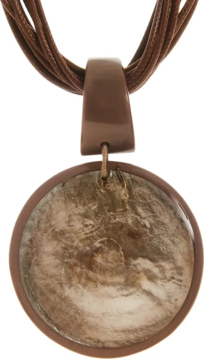 LECLAF | Collana corda e medaglione cammello - 2