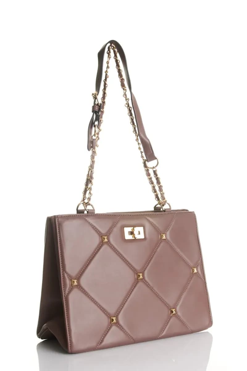 LECLAF | Borsa rettangolare borchie - 4