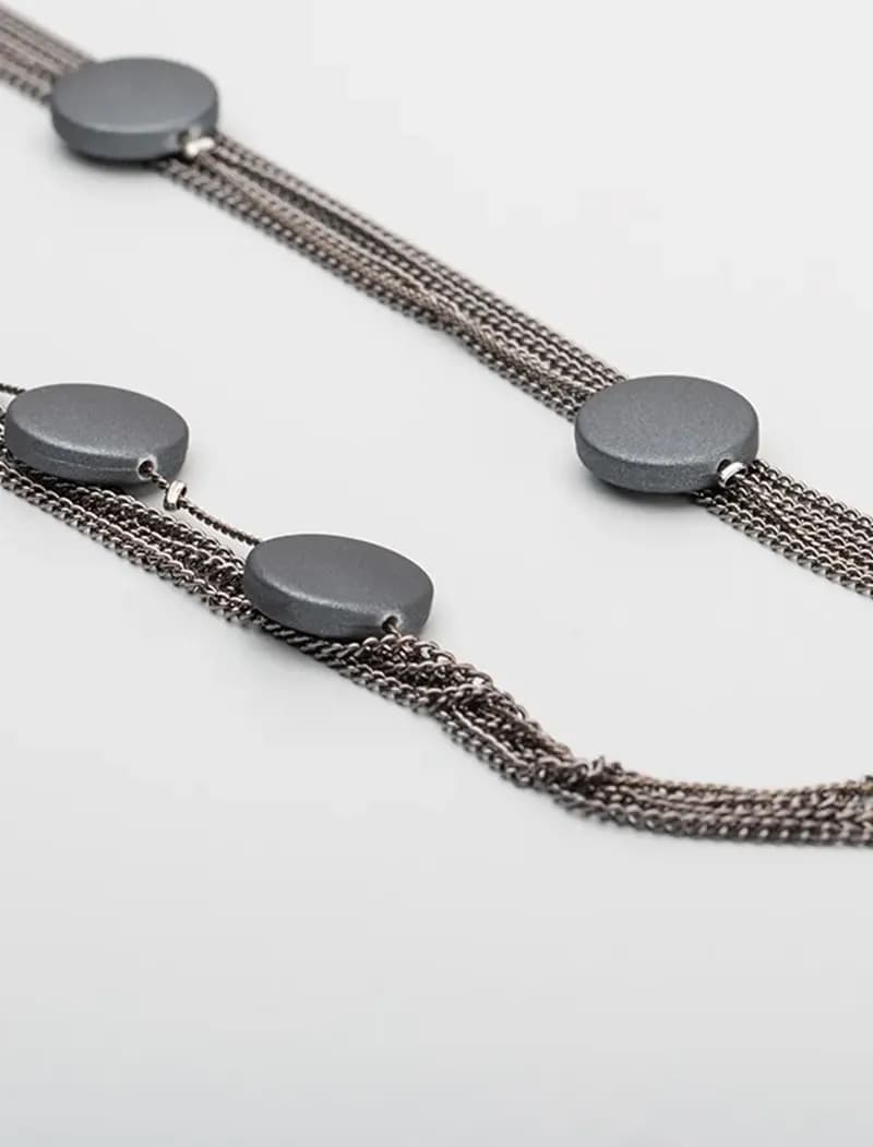 LECLAF | Collana multifilo dischi - 2