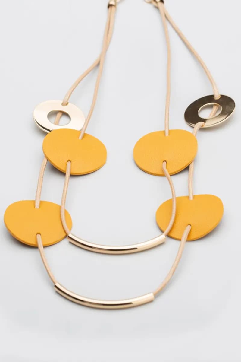 LECLAF | Collana corda dischi - 3