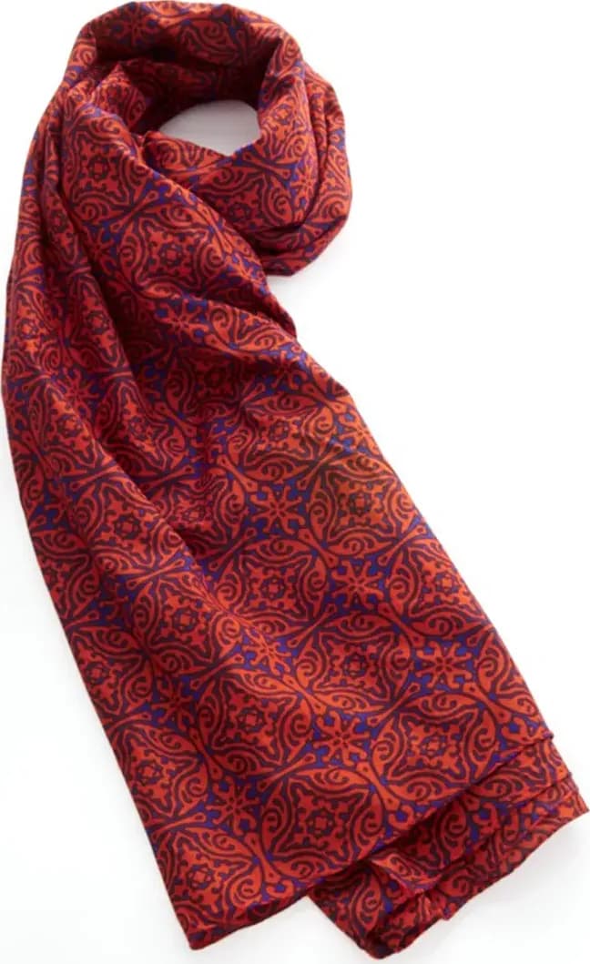LECLAF | Foulard stampa damascata - 3