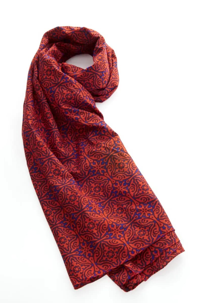 LECLAF | Foulard stampa damascata - 3