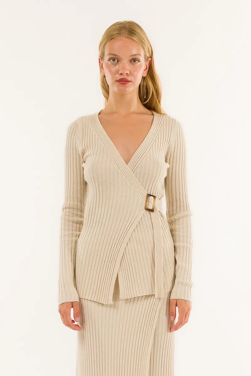KONTATTO | Giacchina a coste incrociata misto cashmere - 5