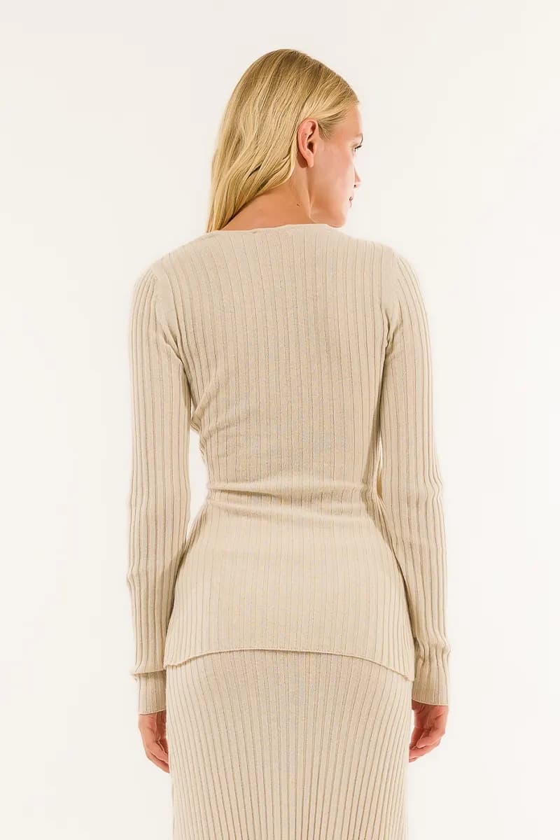 KONTATTO | Giacchina a coste incrociata misto cashmere - 2