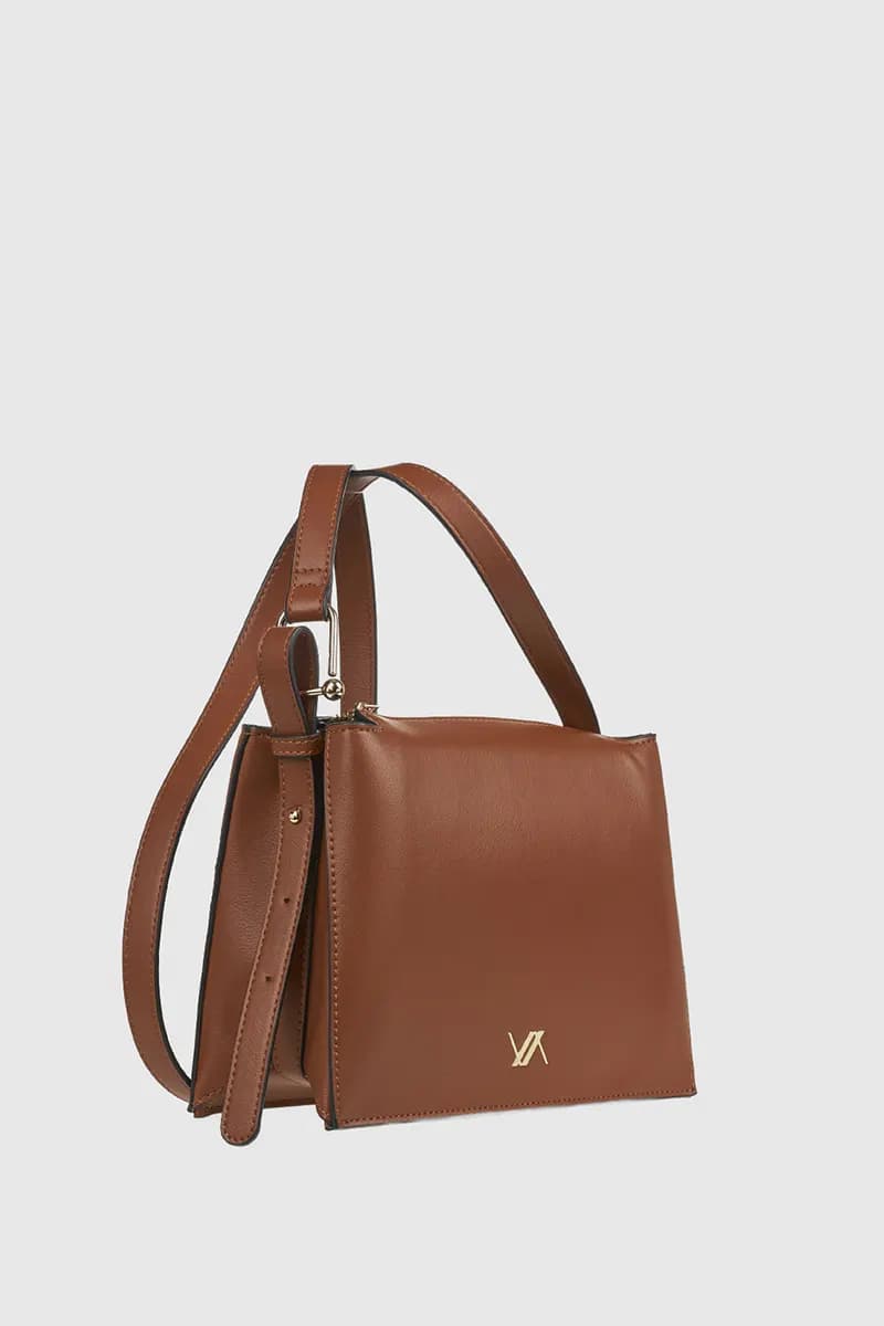 VERDE FASHION | Borsa a tracolla in ecopelle - 12