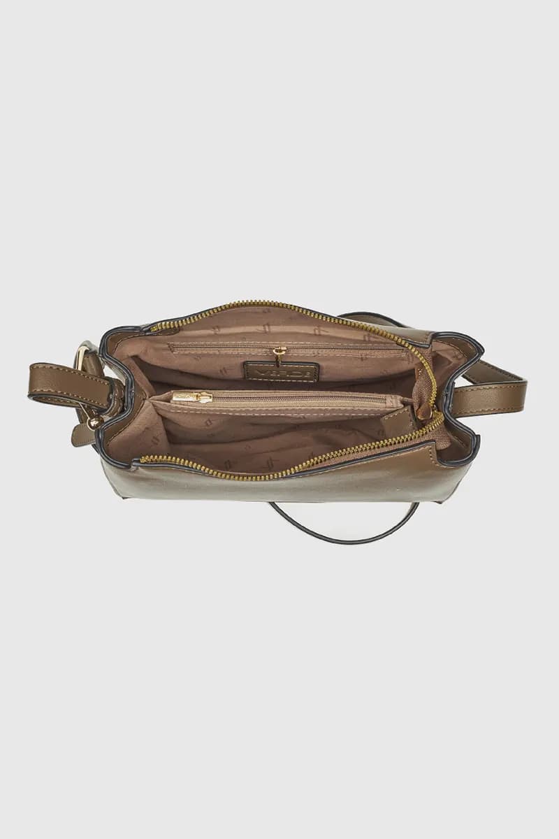 VERDE FASHION | Borsa a tracolla in ecopelle - 3