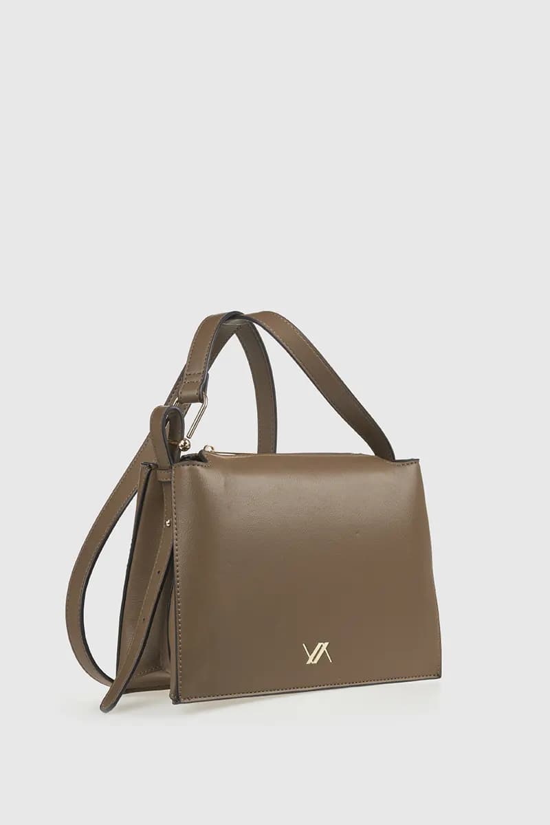 VERDE FASHION | Borsa a tracolla in ecopelle - 4
