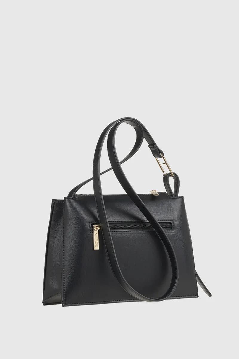 VERDE FASHION | Borsa a tracolla in ecopelle - 6