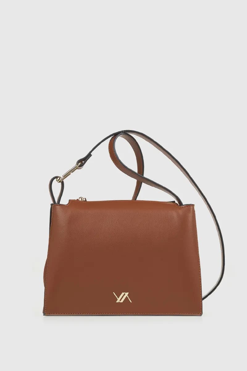 VERDE FASHION | Borsa a tracolla in ecopelle - 9