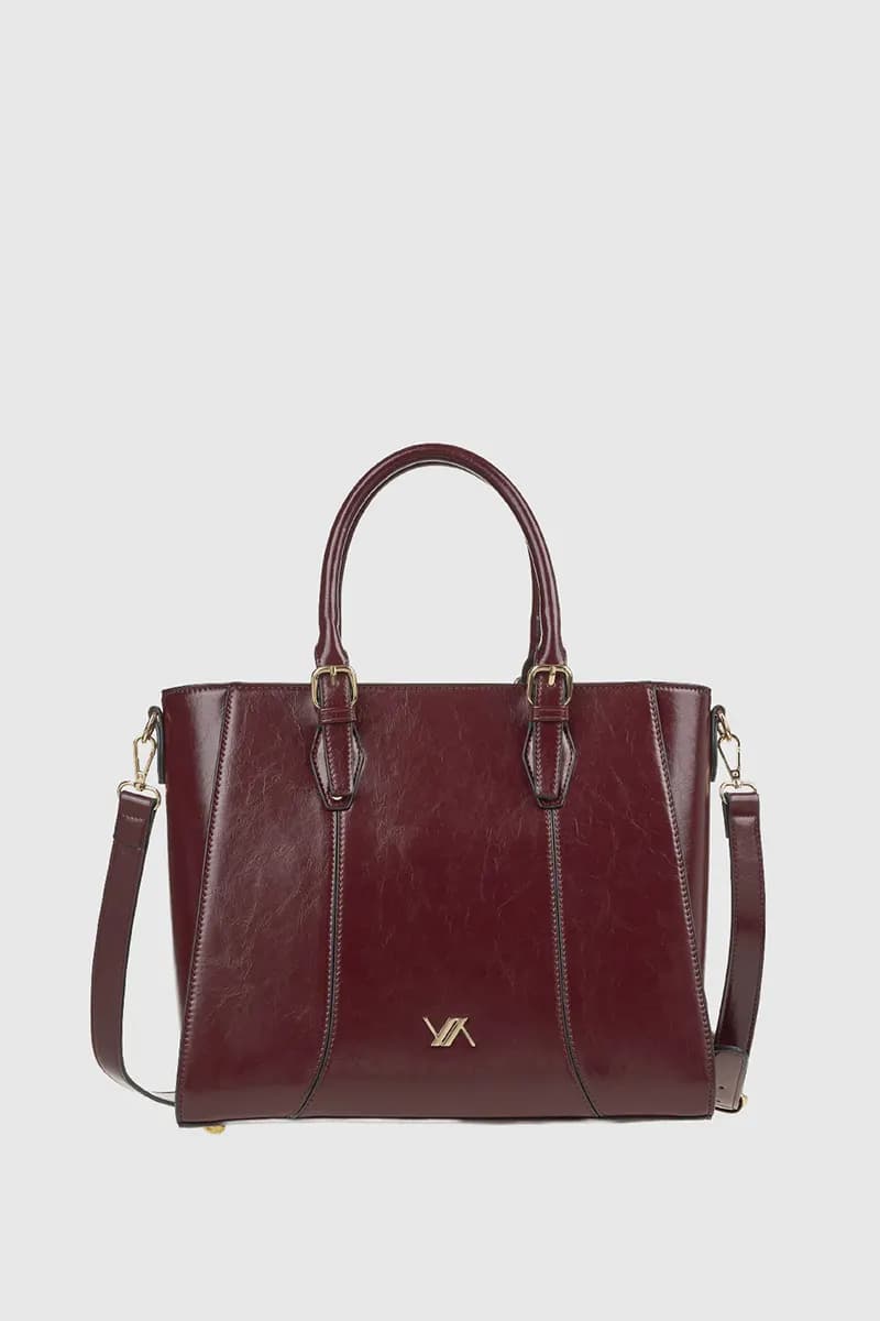 VERDE FASHION | Borsa a spalla in ecopelle verniciata - 14