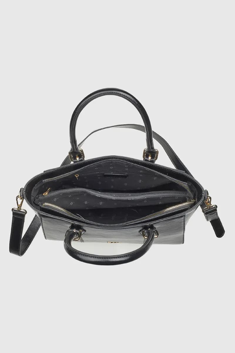 VERDE FASHION | Borsa a spalla in ecopelle verniciata - 7