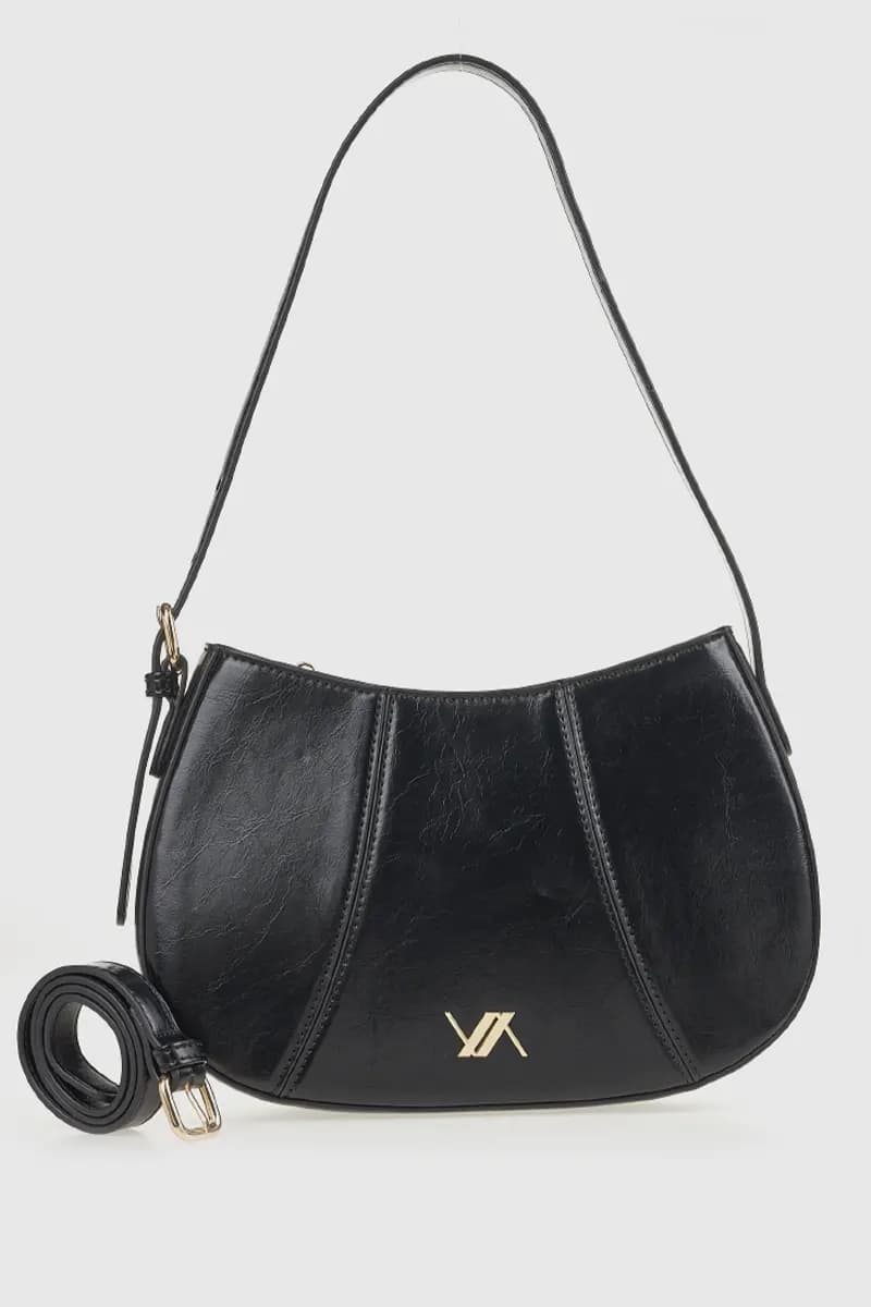 VERDE FASHION | Borsa a spalla in ecopelle verniciata - 10