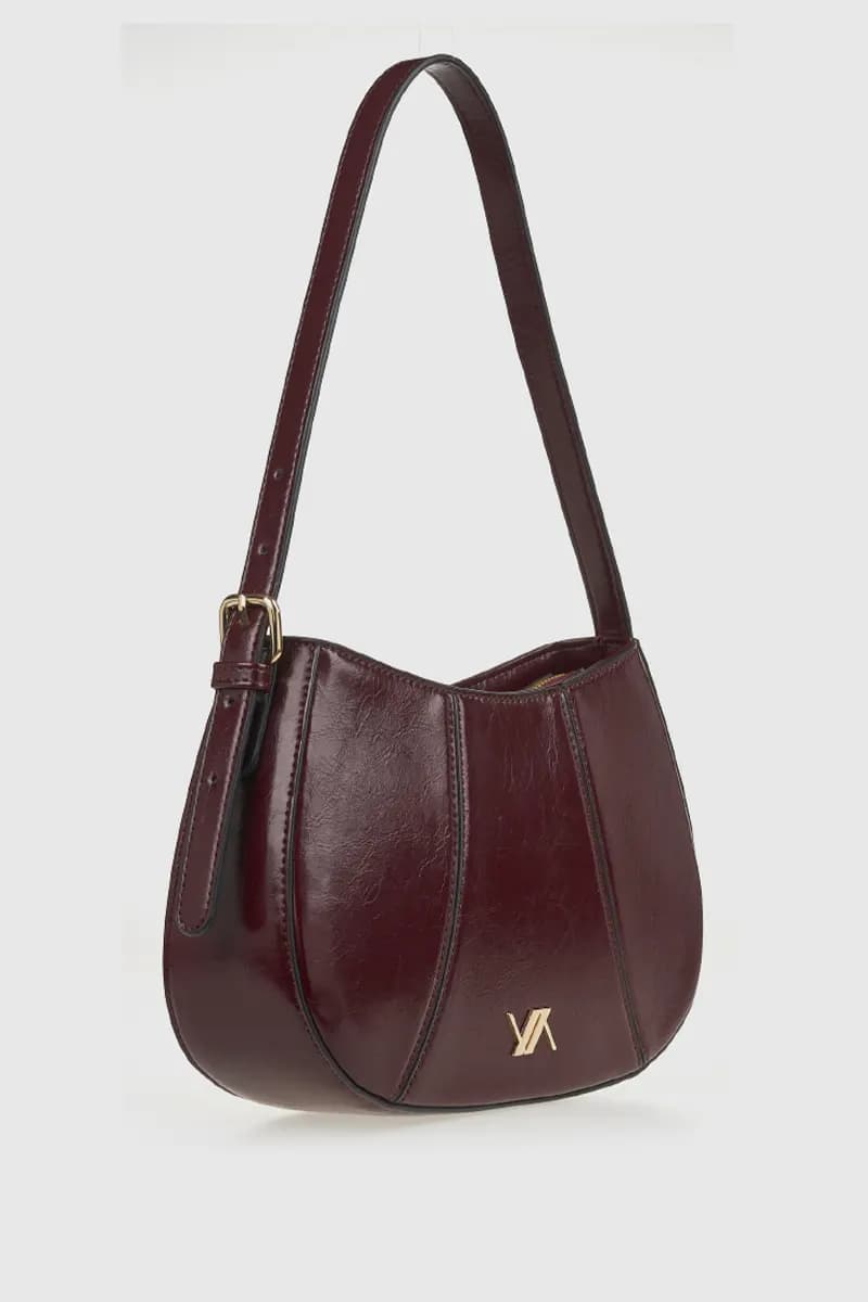 VERDE FASHION | Borsa a spalla in ecopelle verniciata - 4