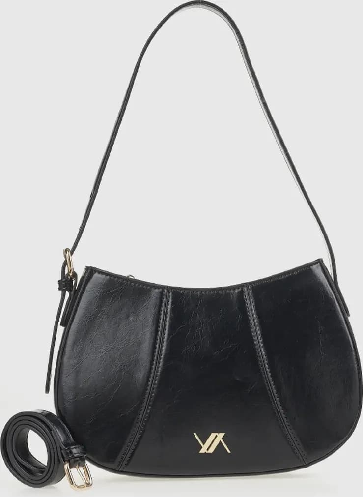 VERDE FASHION | Borsa a spalla in ecopelle verniciata - 5
