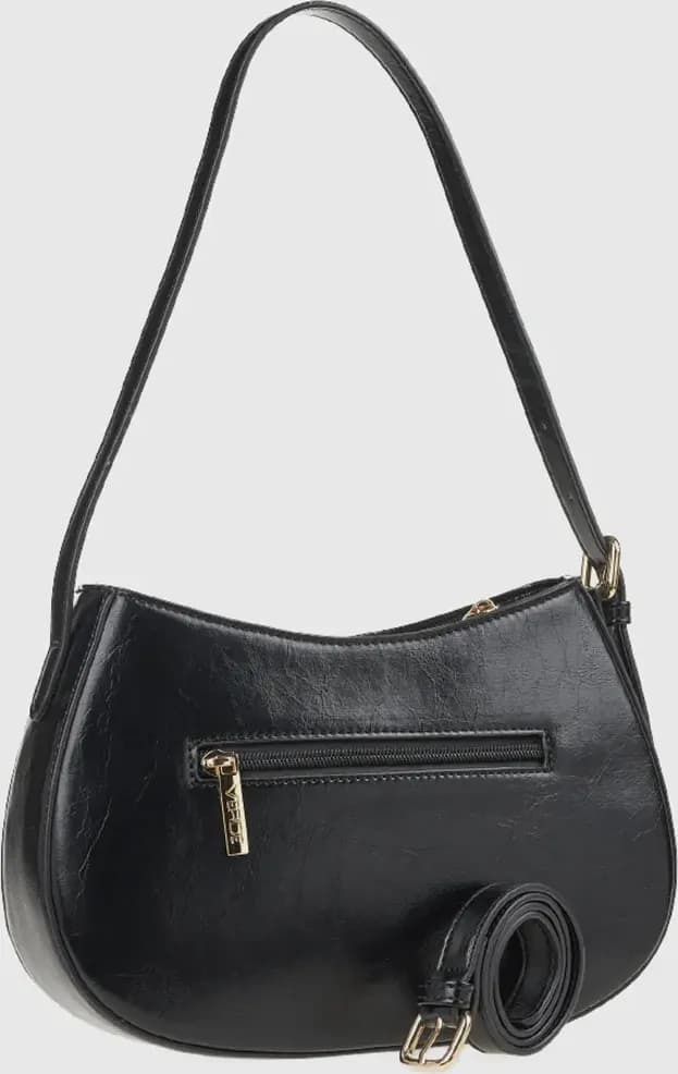 VERDE FASHION | Borsa a spalla in ecopelle verniciata - 6