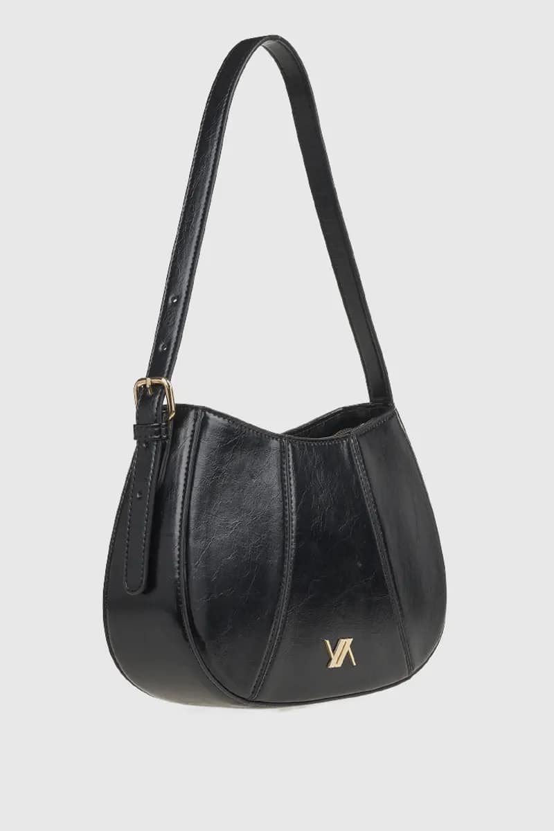 VERDE FASHION | Borsa a spalla in ecopelle verniciata - 8