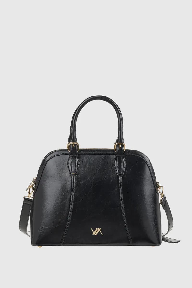 VERDE FASHION | Borsa a mano in ecopelle verniciata - 10