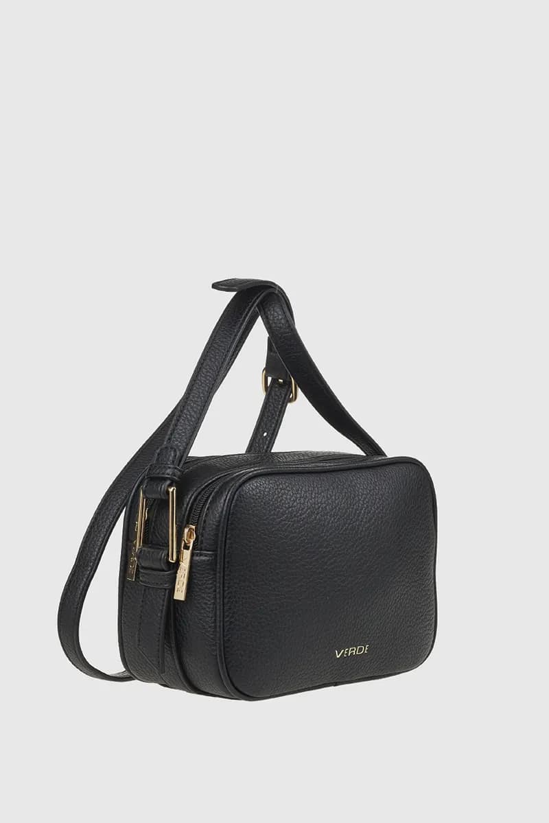 VERDE FASHION | Camera bag in ecopelle goffrata - 8