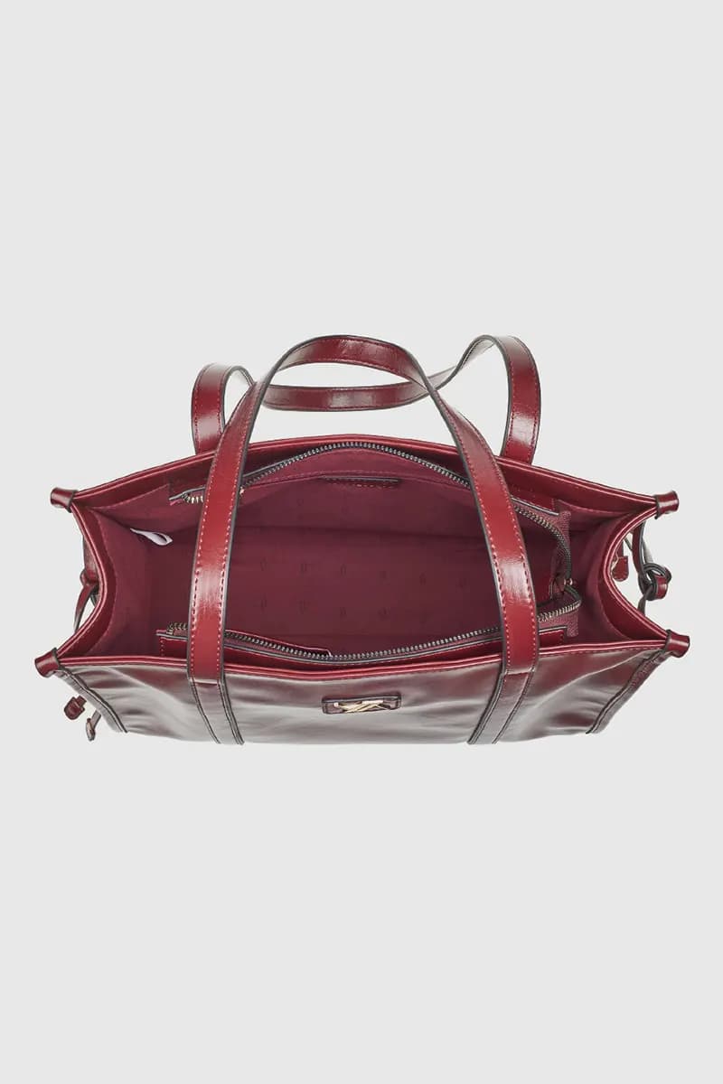 VERDE FASHION | Borsa a spalla in ecopelle verniciata - 3