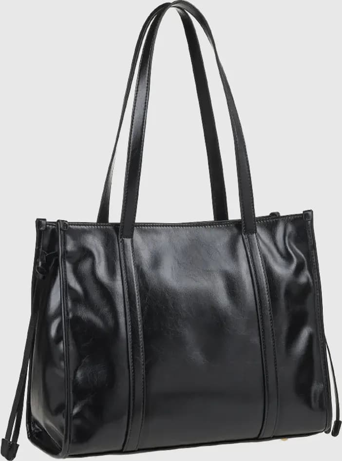 VERDE FASHION | Borsa a spalla in ecopelle verniciata - 6