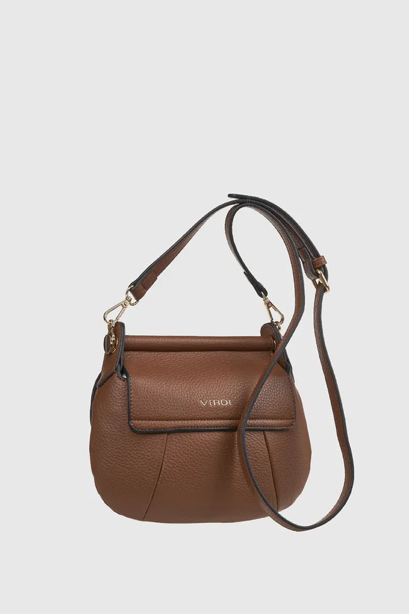 VERDE FASHION | Borsa a tracolla in ecopelle - 2