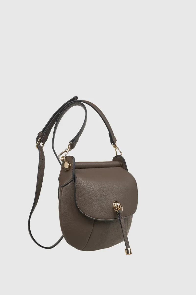 VERDE FASHION | Borsa a tracolla in ecopelle - 12