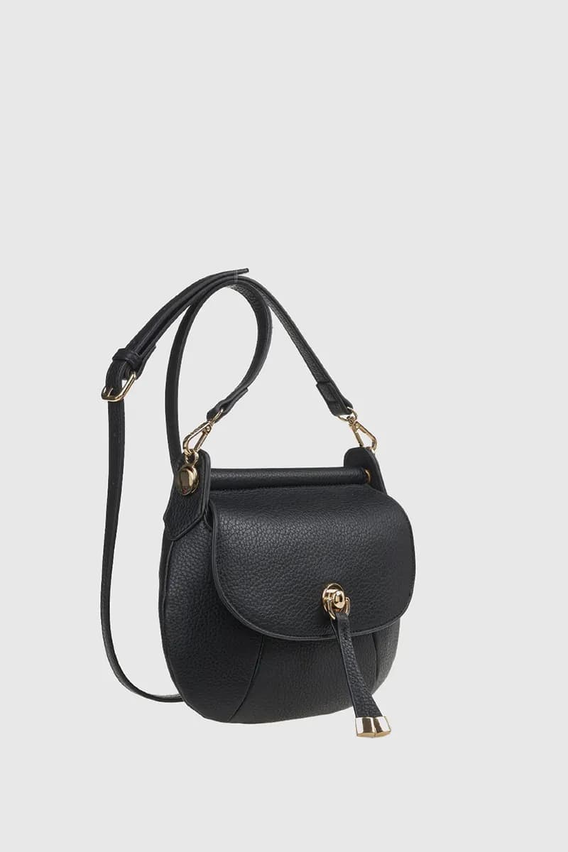 VERDE FASHION | Borsa a tracolla in ecopelle - 8