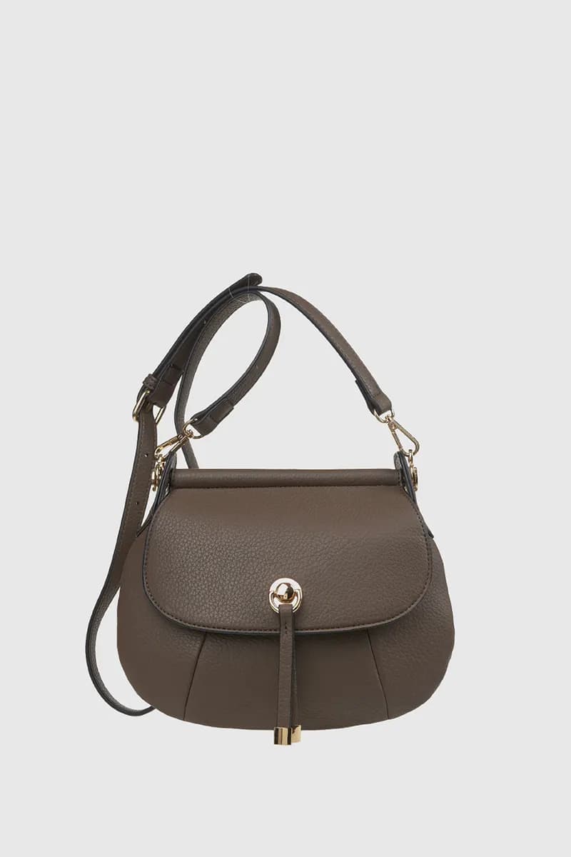 VERDE FASHION | Borsa a tracolla in ecopelle - 9