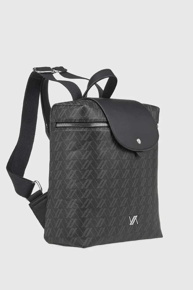 VERDE FASHION | Zaino piccolo con stampa logo - 4