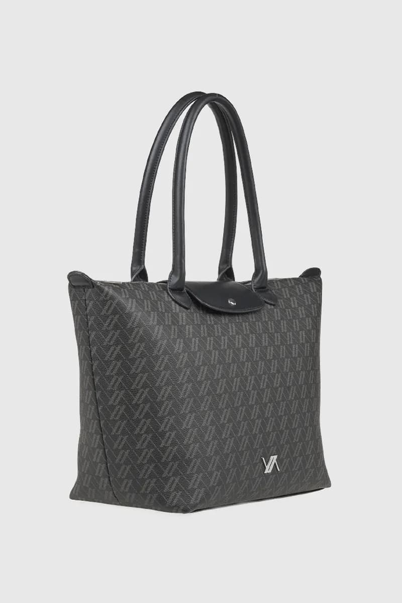 VERDE FASHION | Borsa a spalla con stampa logo - 4