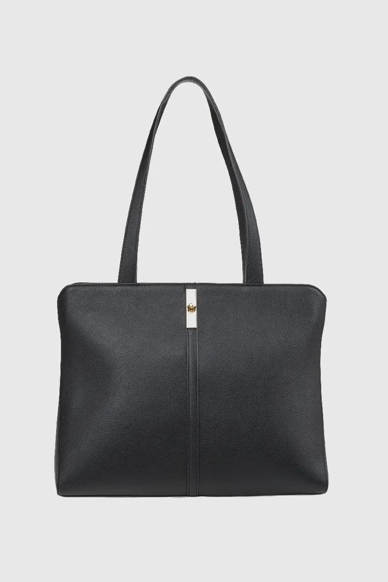 VERDE FASHION | Borsa a spalla dettaglio metallo - 5