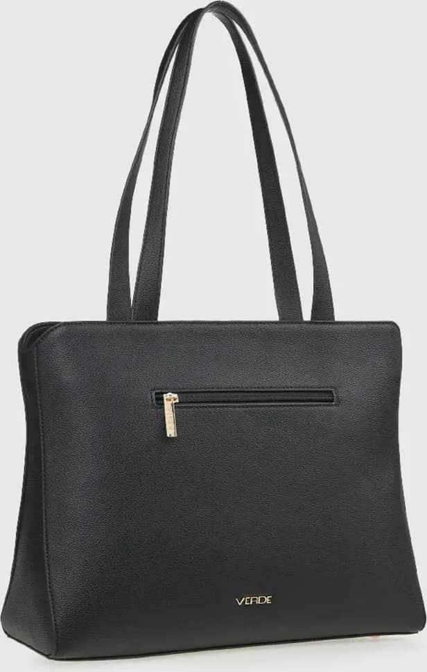 VERDE FASHION | Borsa a spalla dettaglio metallo - 6