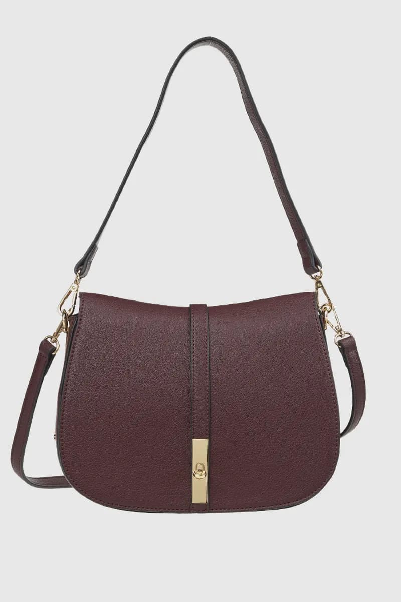 VERDE FASHION | Borsa a tracolla con patta - 13