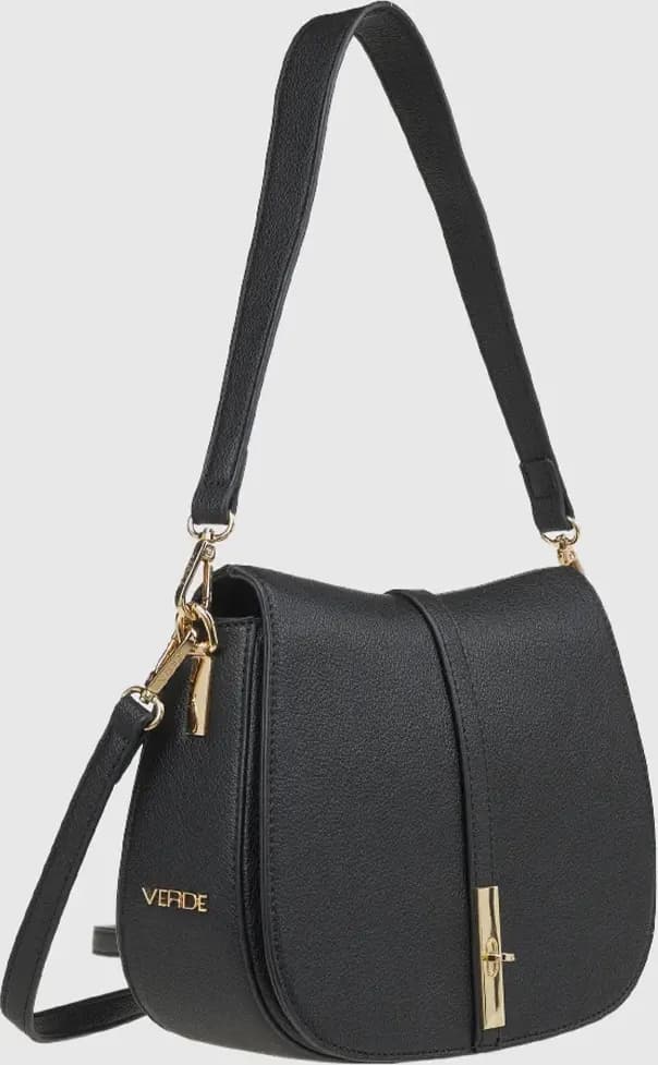 VERDE FASHION | Borsa a tracolla con patta - 4