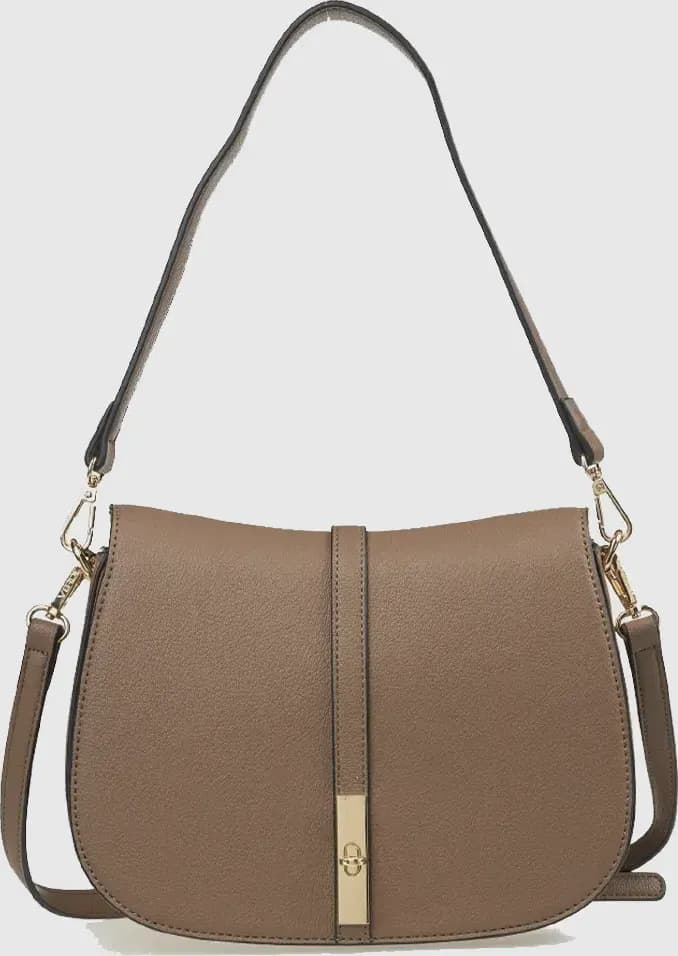VERDE FASHION | Borsa a tracolla con patta - 5