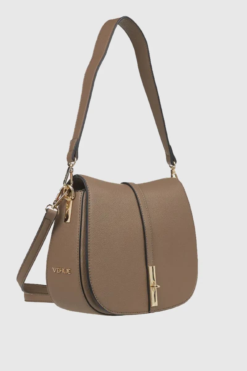 VERDE FASHION | Borsa a tracolla con patta - 8