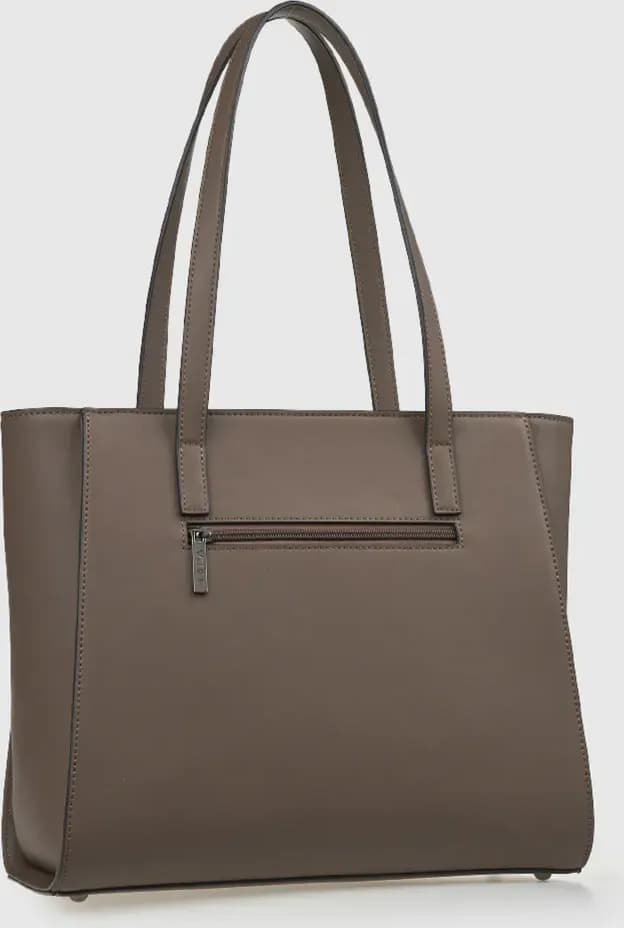 VERDE FASHION | Borsa a spalla dettaglio camoscio - 2