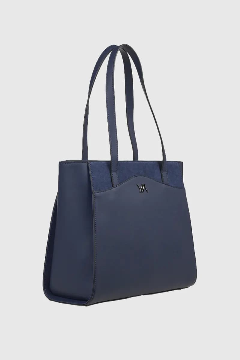 VERDE FASHION | Borsa a spalla dettaglio camoscio - 12