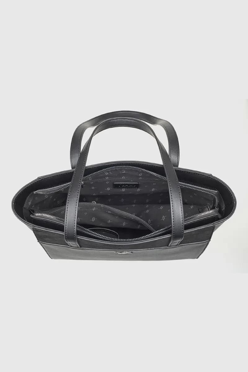 VERDE FASHION | Borsa a spalla dettaglio camoscio - 7